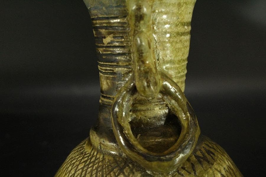 鎌倉期 瀬戸 花瓶(ZE557)