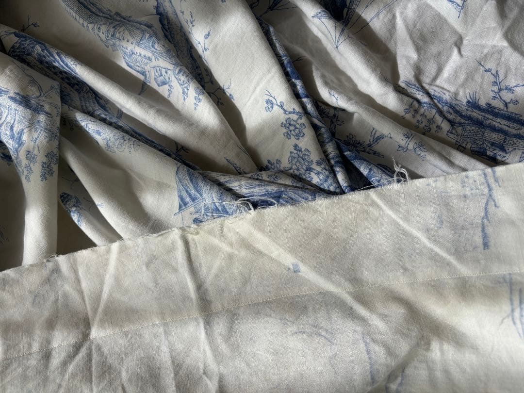 フランスアンティーク トワルドジュイ カーテン ファブリック