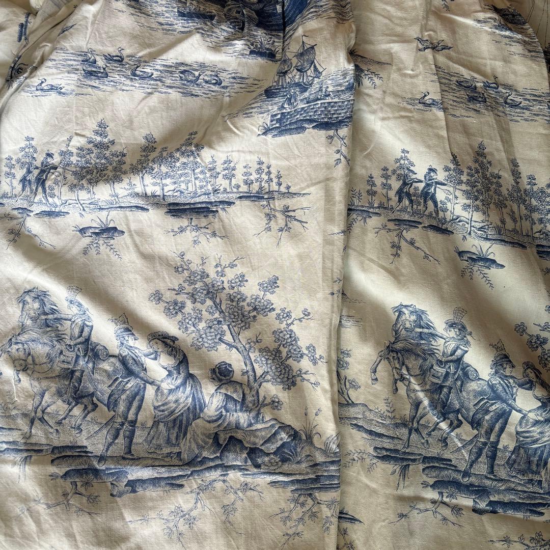 フランスアンティーク トワルドジュイ カーテン ファブリック