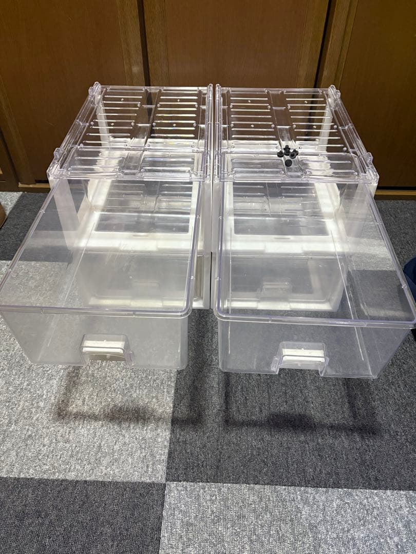 爬虫類ケージ　スドー ハープチェスト４００　4個セット