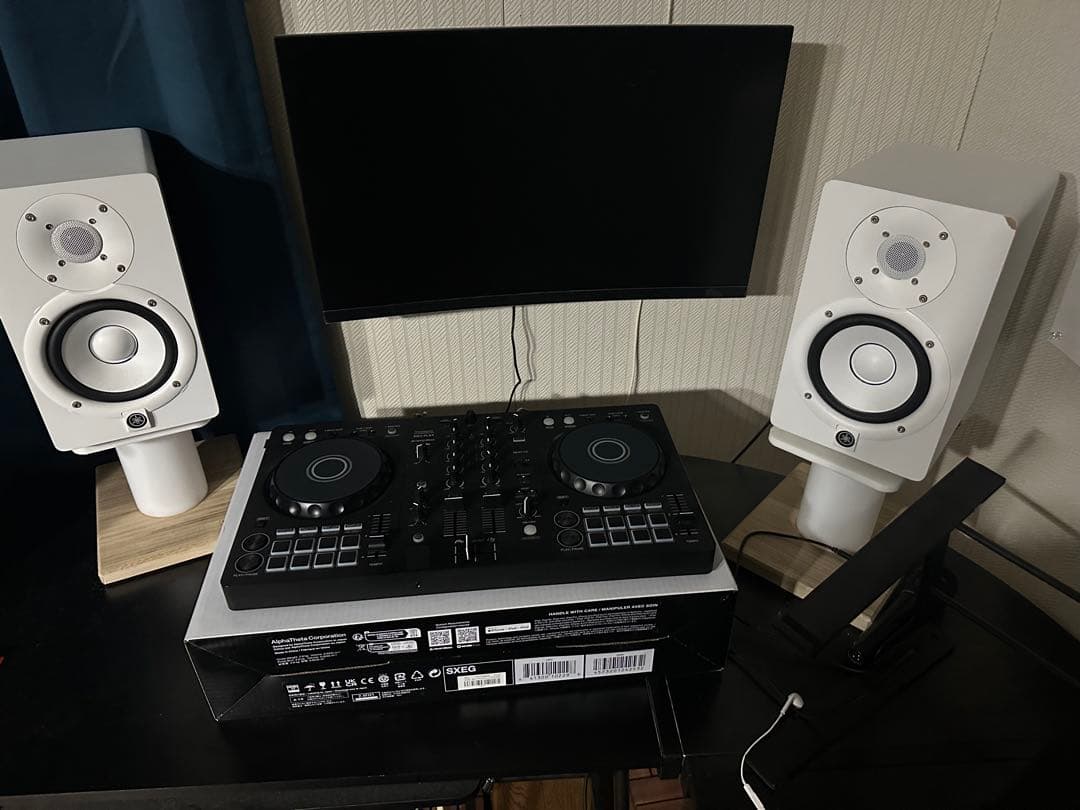 pioneer DDJ-FLX4 YAMAHA HS5W スピーカー