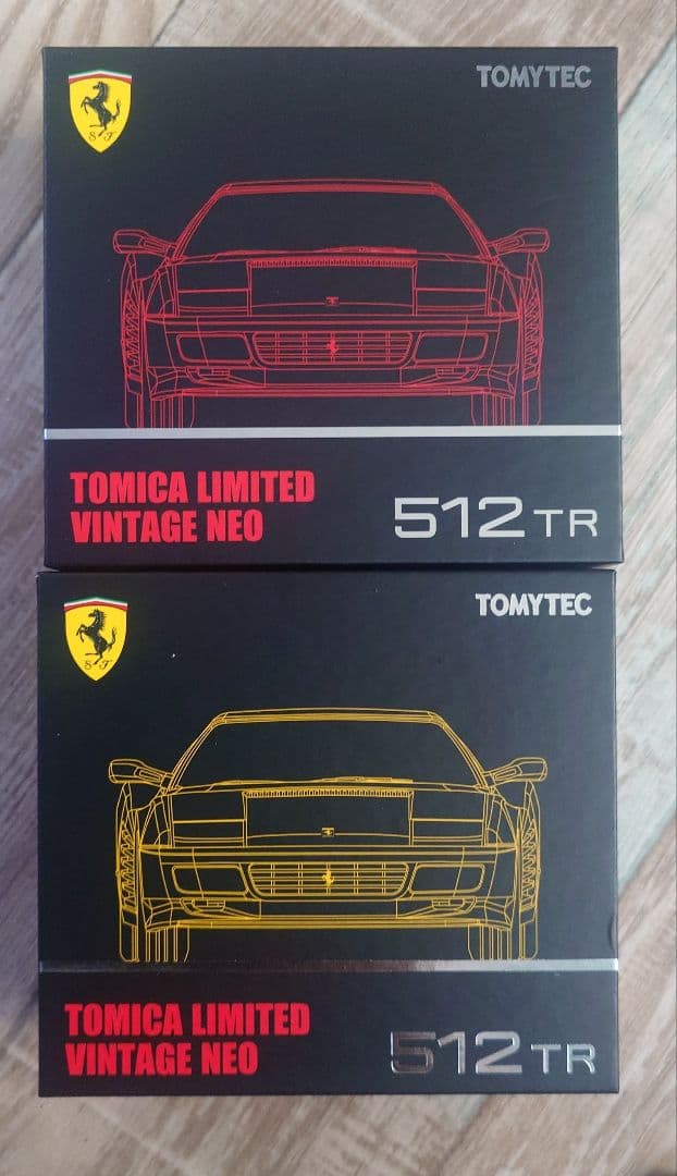 トミカリミテッドヴィンテージネオ ５１２ＴＲ ２台セット(レッド・イエロー)