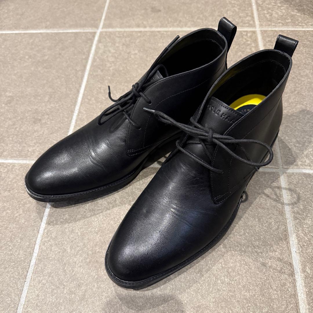 極美品◎COLE HAAN ウォーターレジスタント チャッカブーツ 8.5 26
