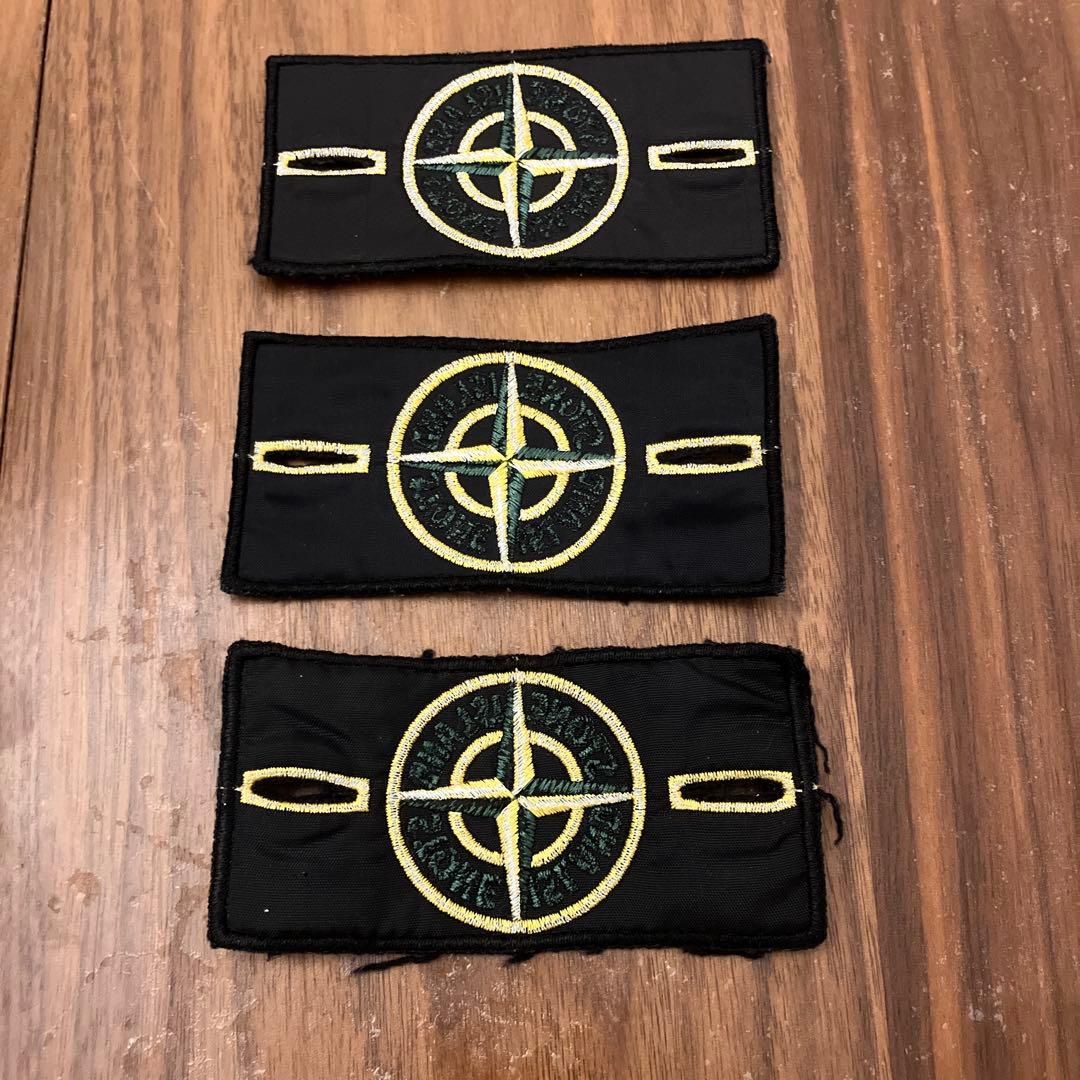 STONE  刺繍ロゴパッチ 3枚セット