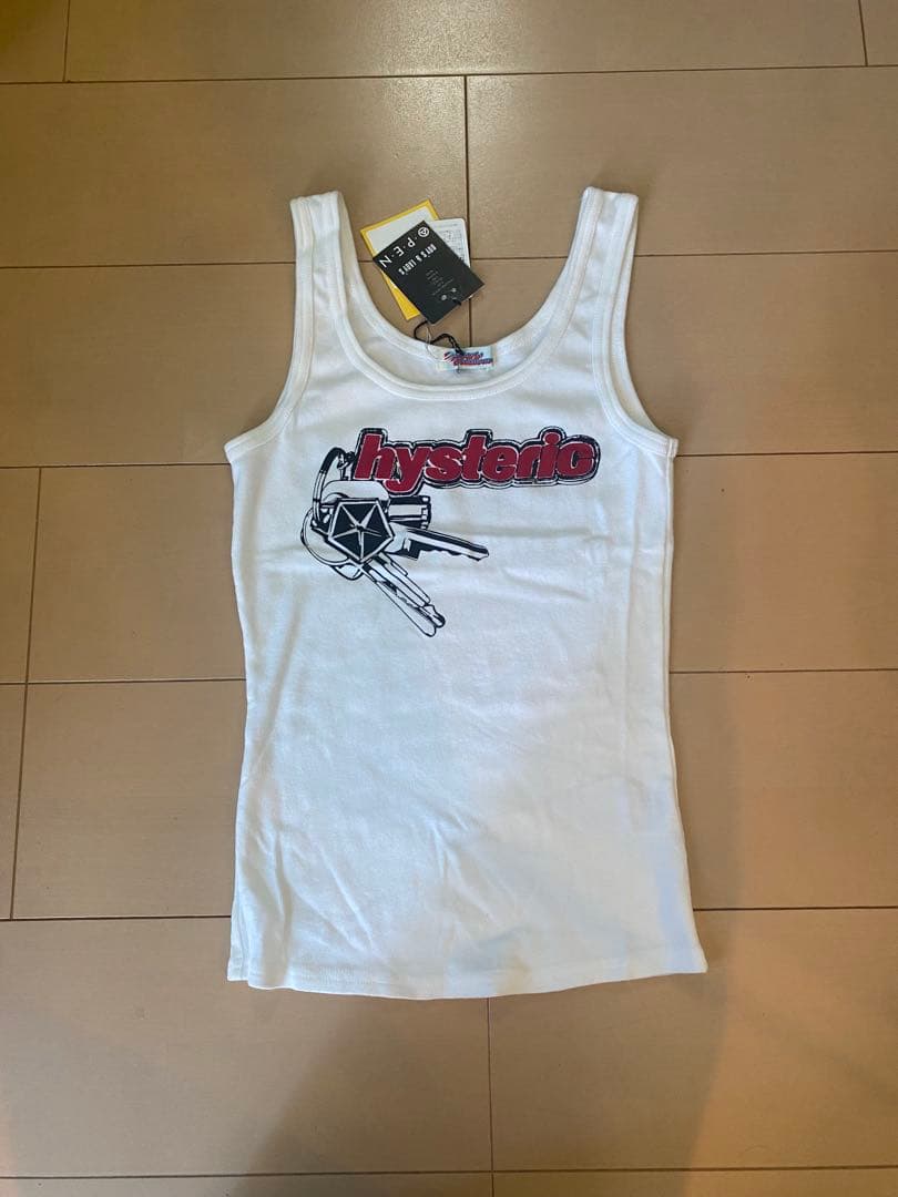 新品　初期　ヒステリックグラマー '90 グラフィックロゴ　タンクトップ　Y2K
