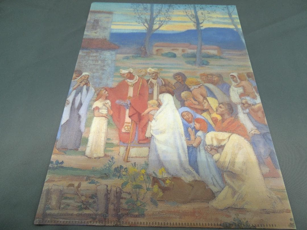 ❌美術館グッズ【6058】　《題材シリーズ》　A4版ファイル　聖人５種セットＡ