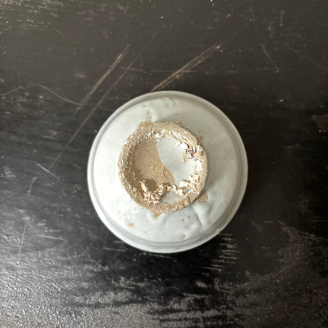 李朝盃　白磁　堅手　ぐい呑み　骨董　アンティーク.古美術.骨董.酒器.韓国骨董.