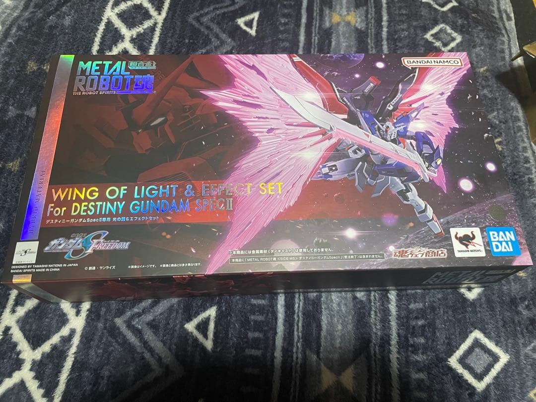 メタルロボット魂　光の翼エフェクト開封済