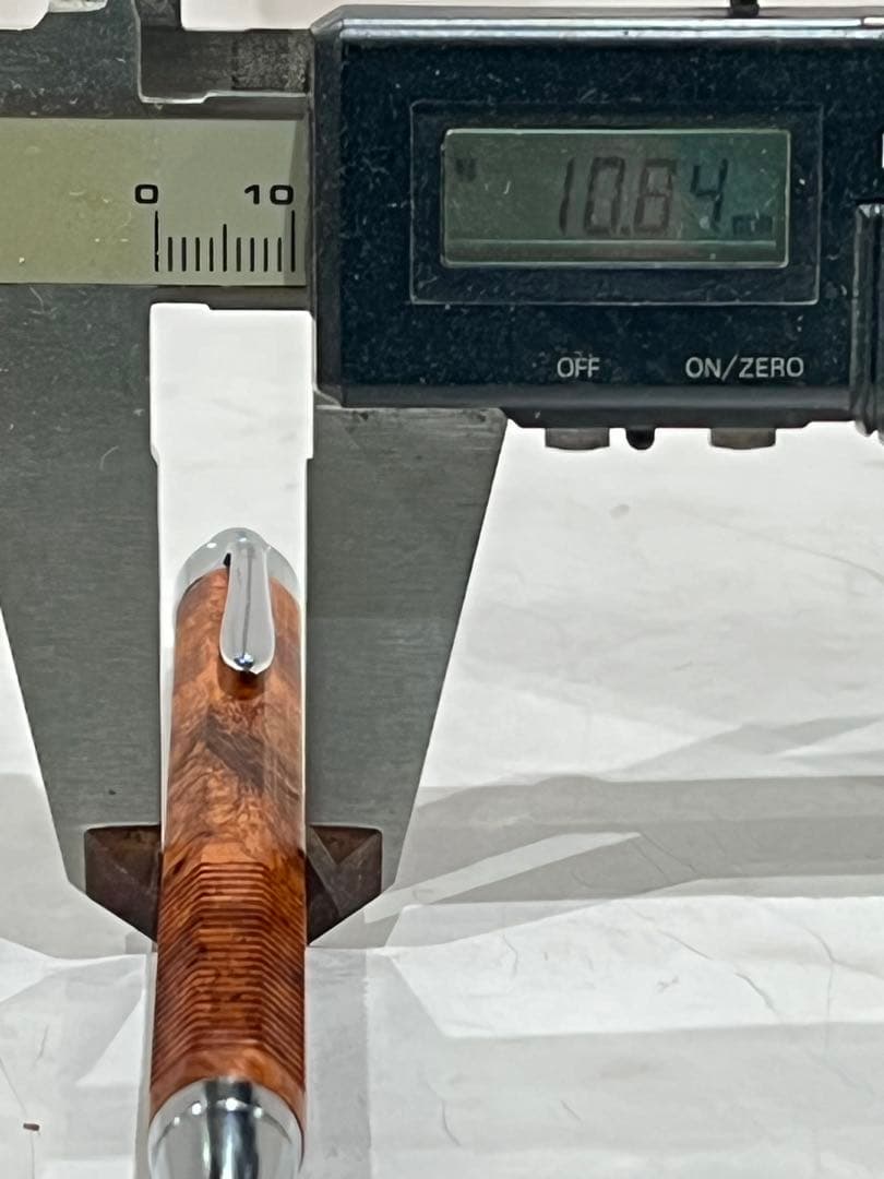 めい　S20 0.5mm 本花梨瘤　KATO201ボールペン本花梨瘤八角軸