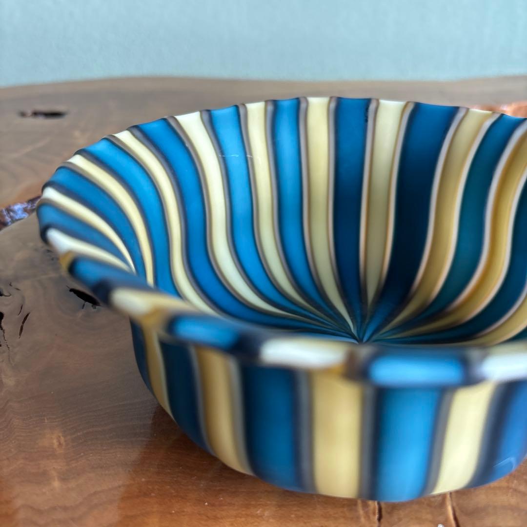 モリーネ 陸工房作 鉢 ガラス製 共箱