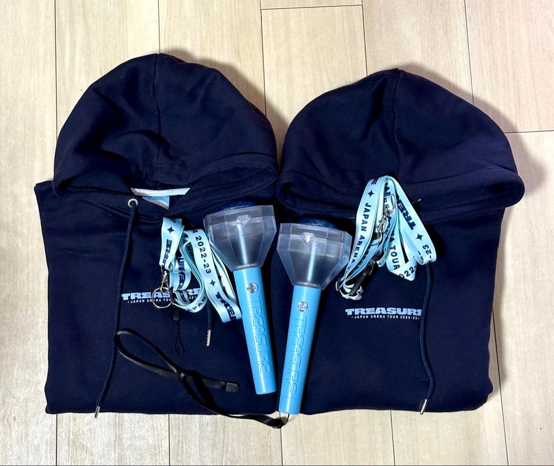 treasure トレジャー パーカー ペンラ ストラップ セット