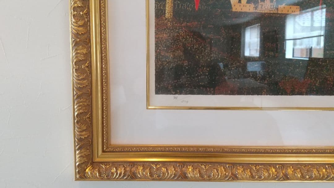 山下清のリトグラフ