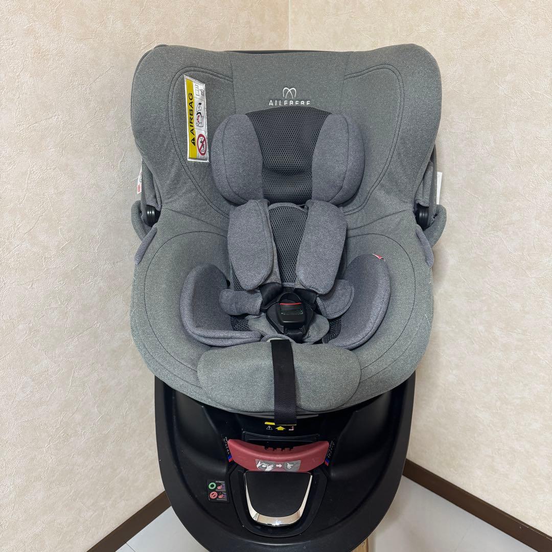 エールべべ　クルット4s プレミアム　グレー　新生児対応　チャイルドシート