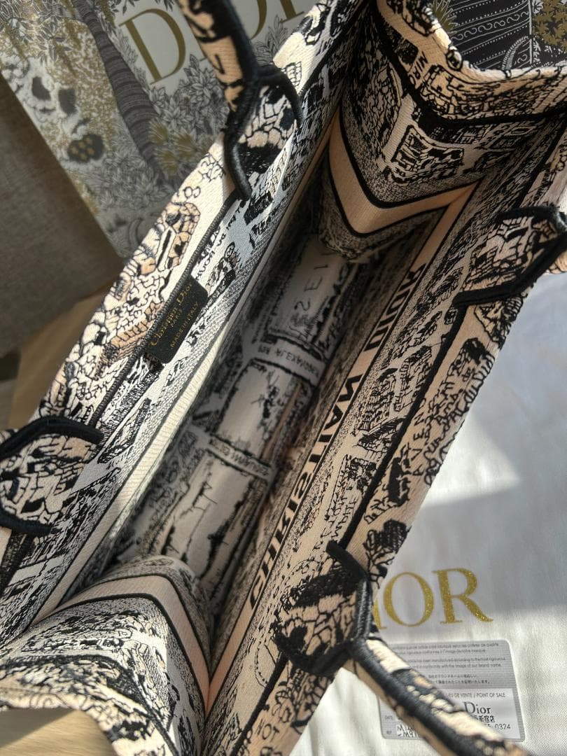 地図柄キャンバスハンドバッグ