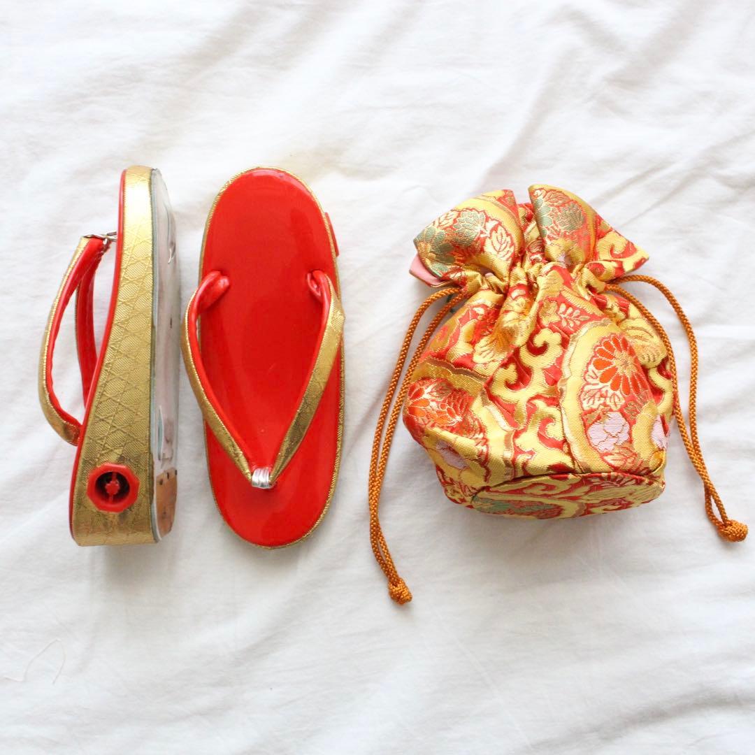 七五三 3歳 女の子 子供 アンティーク 鶴 着物 総絞り 被布 セット