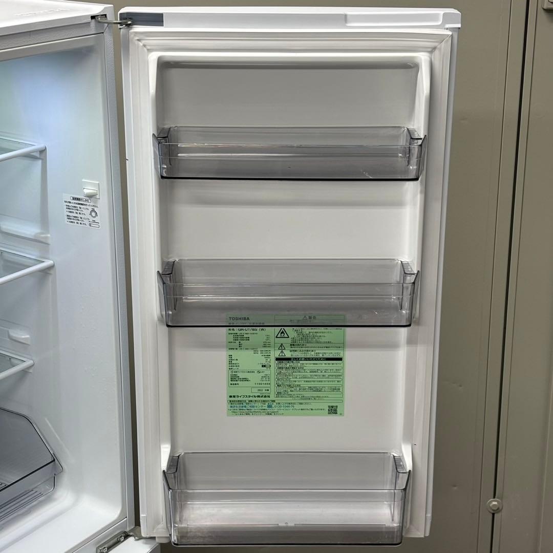 ◯送料込！設置対応◎2022 170L 東芝 GR-U17BS(W)