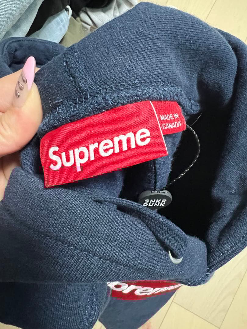 トップス Supreme Box Logo Hooded Sweatshirt \"Navy