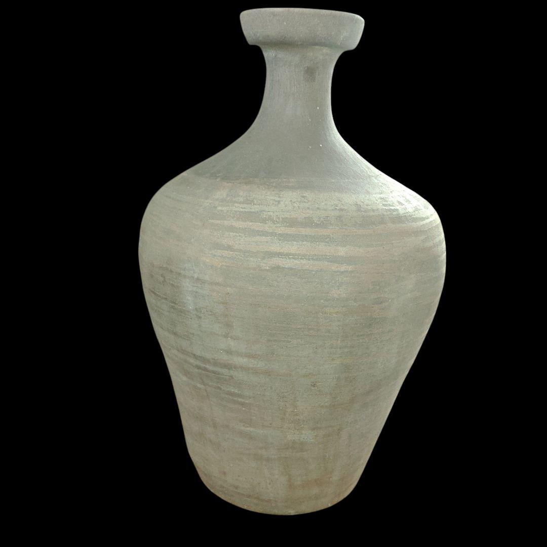 李朝　盤口壺　須恵器　土器　花瓶