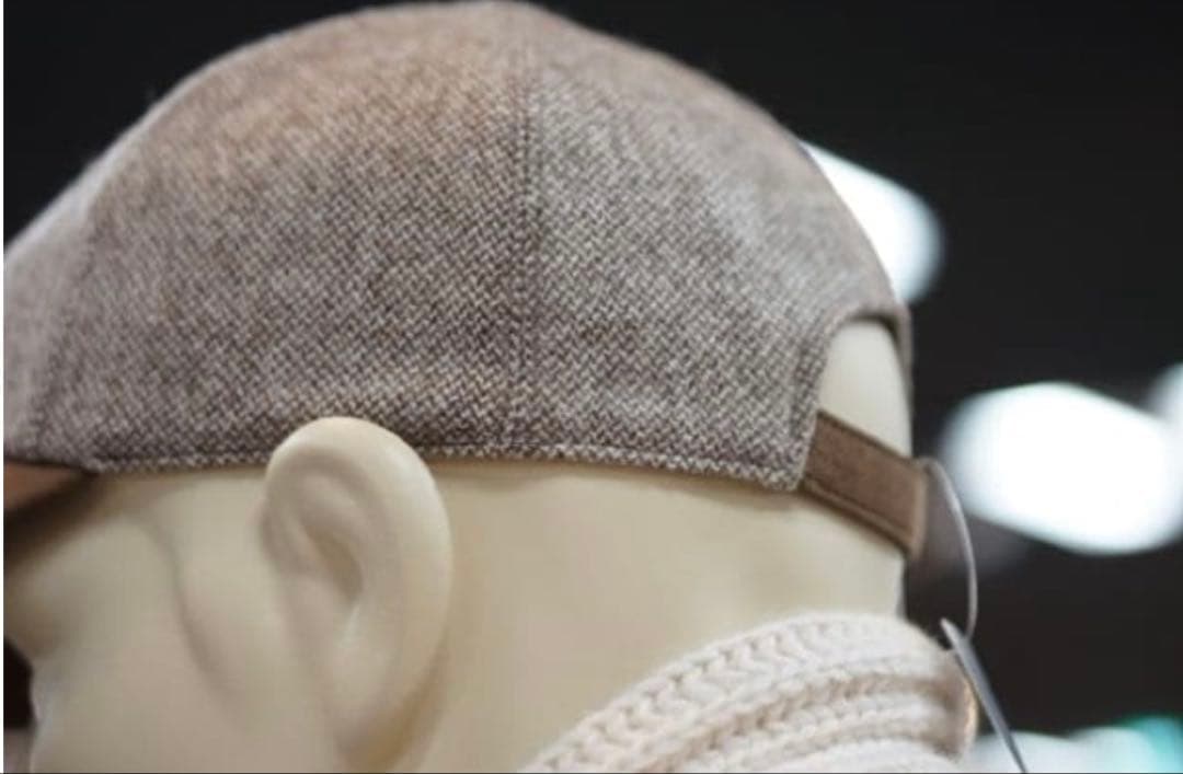 CRAMBESツイードパネルキャップ