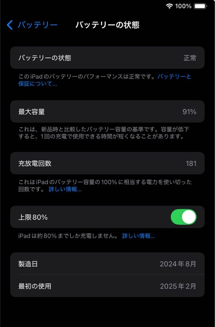 S*N様 iPad mini 第7世代　128GB スペースグレイ　A17 pr