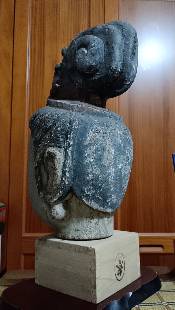 木造　仏頭 観音菩薩　仏像