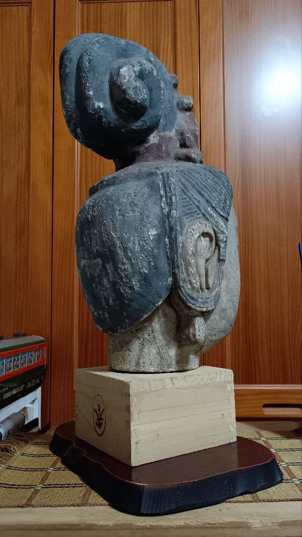 木造　仏頭 観音菩薩　仏像