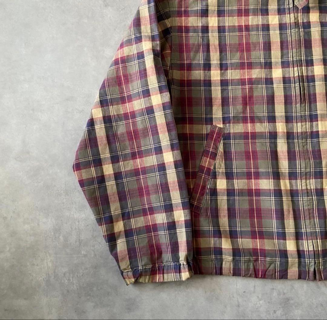 美品 90s Eddie Bauer スイングトップ チェック　スウィングトップ