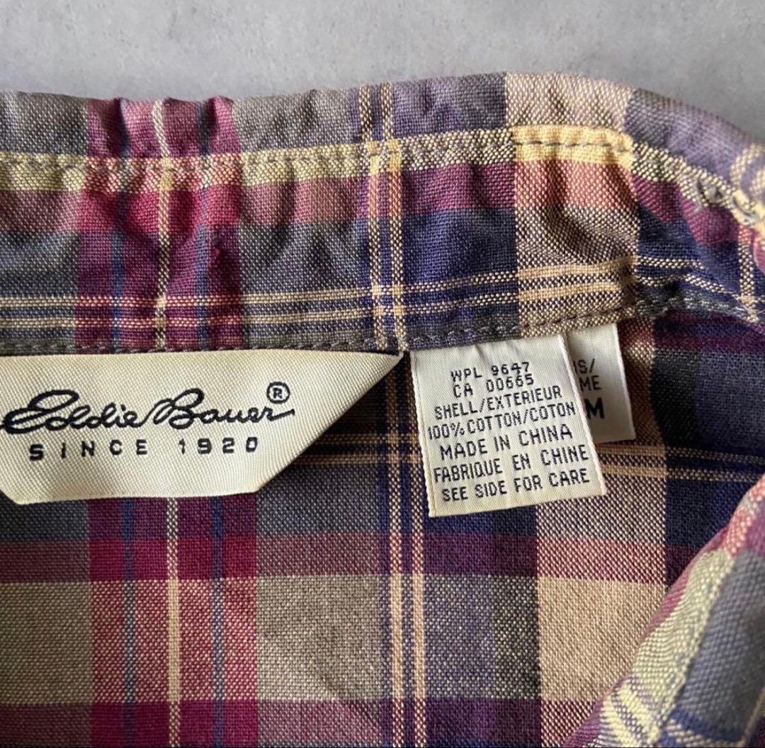 美品 90s Eddie Bauer スイングトップ チェック　スウィングトップ