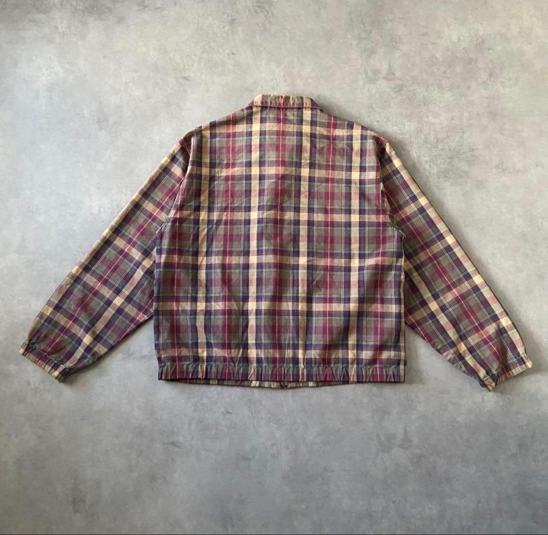 美品 90s Eddie Bauer スイングトップ チェック　スウィングトップ