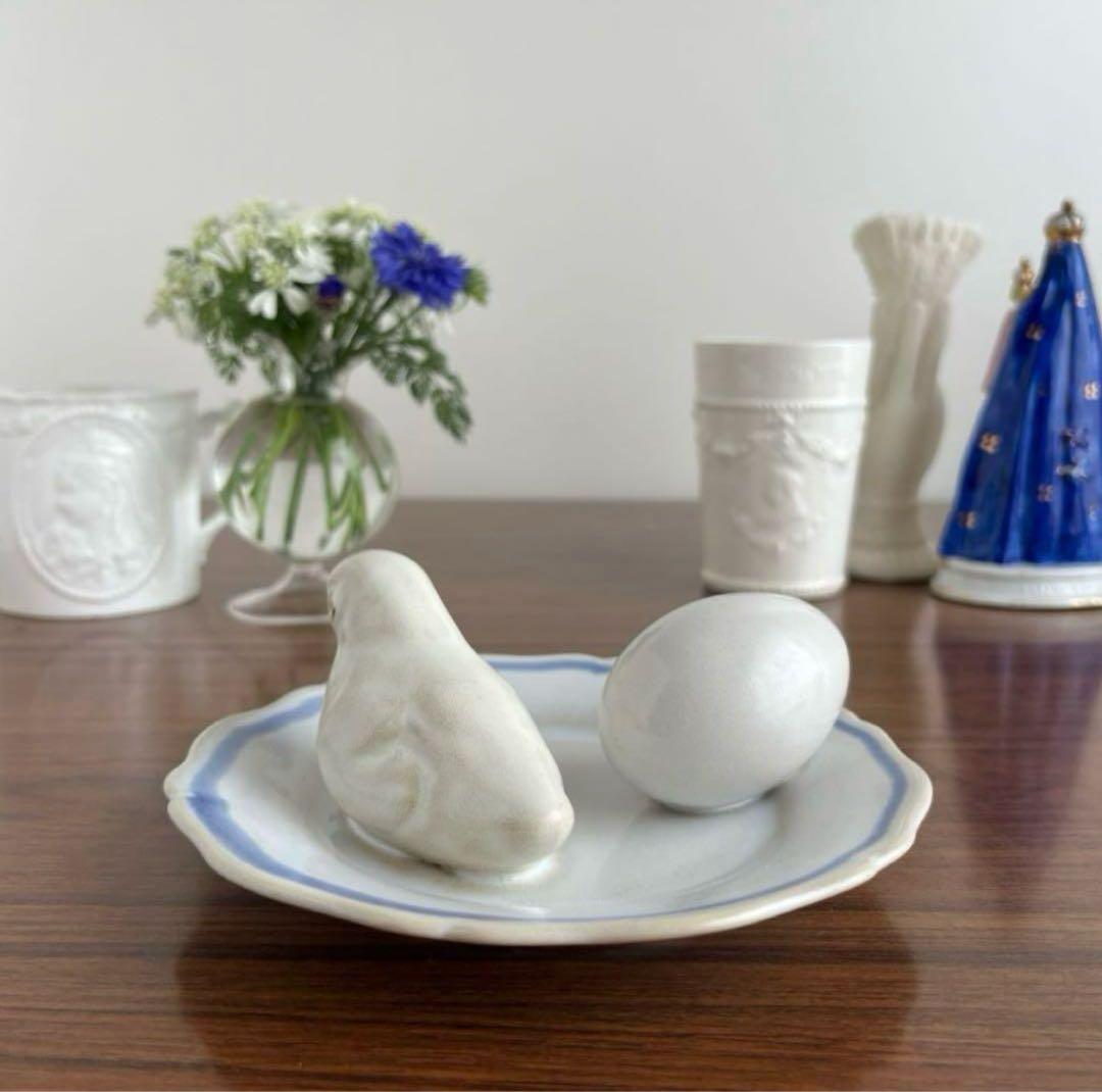 フランスアンティーク ♧ 卵と雛のバルボティーヌ皿 ♧ for ティファニー