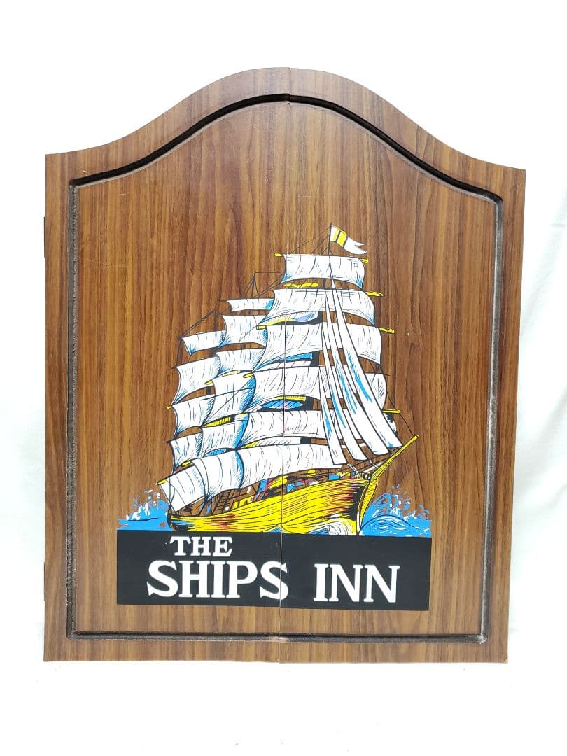 希少 80's ビンテージ未使用品 ダーツボード THE SHIPS INN ②