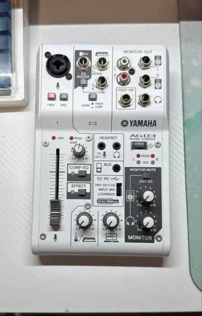 YAMAHA AG03 オーディオインターフェイス &コンデンサーマイクセット