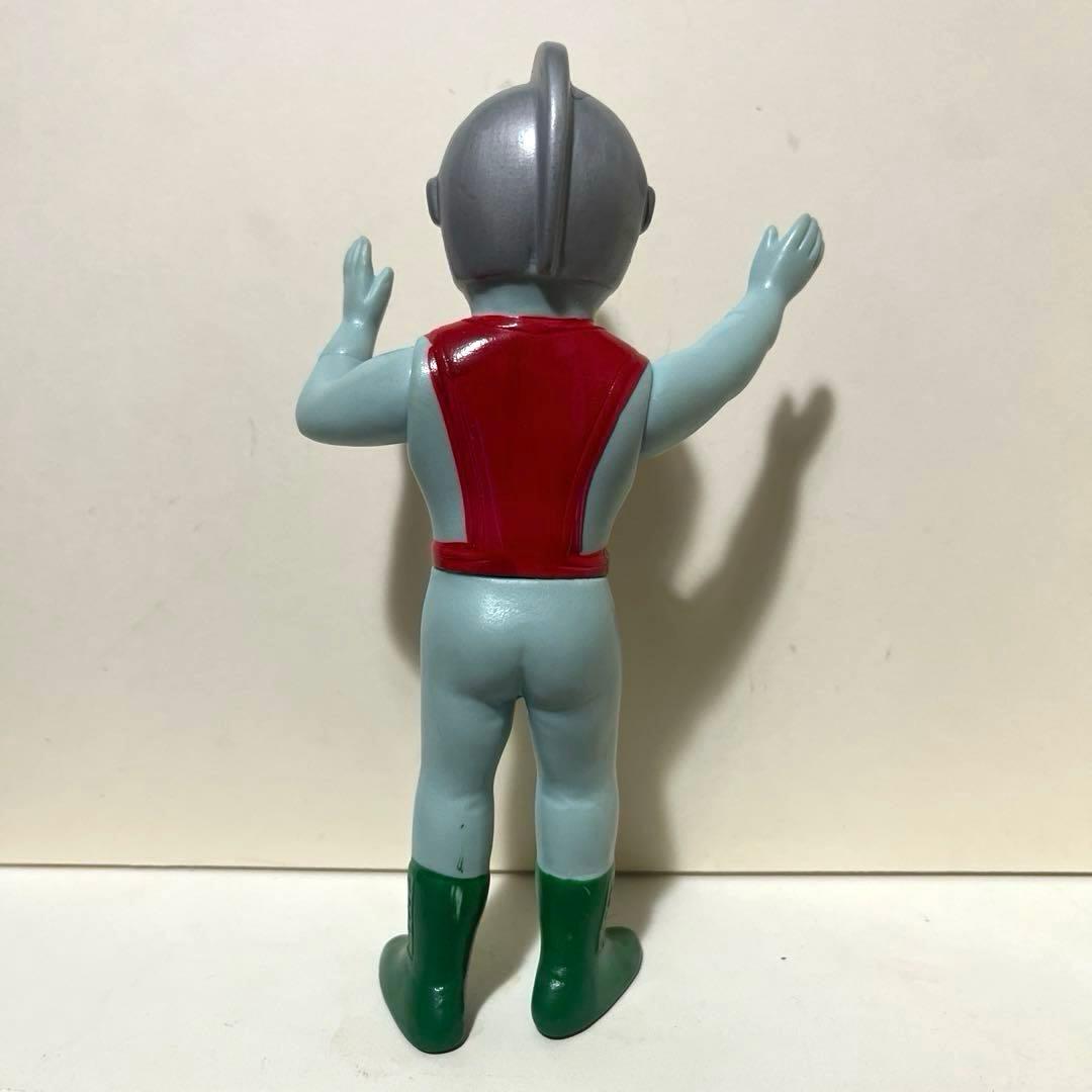 無版権 シルバー仮面 水色 パチソフビ 盆踊りタイプ フィギュア 当時物