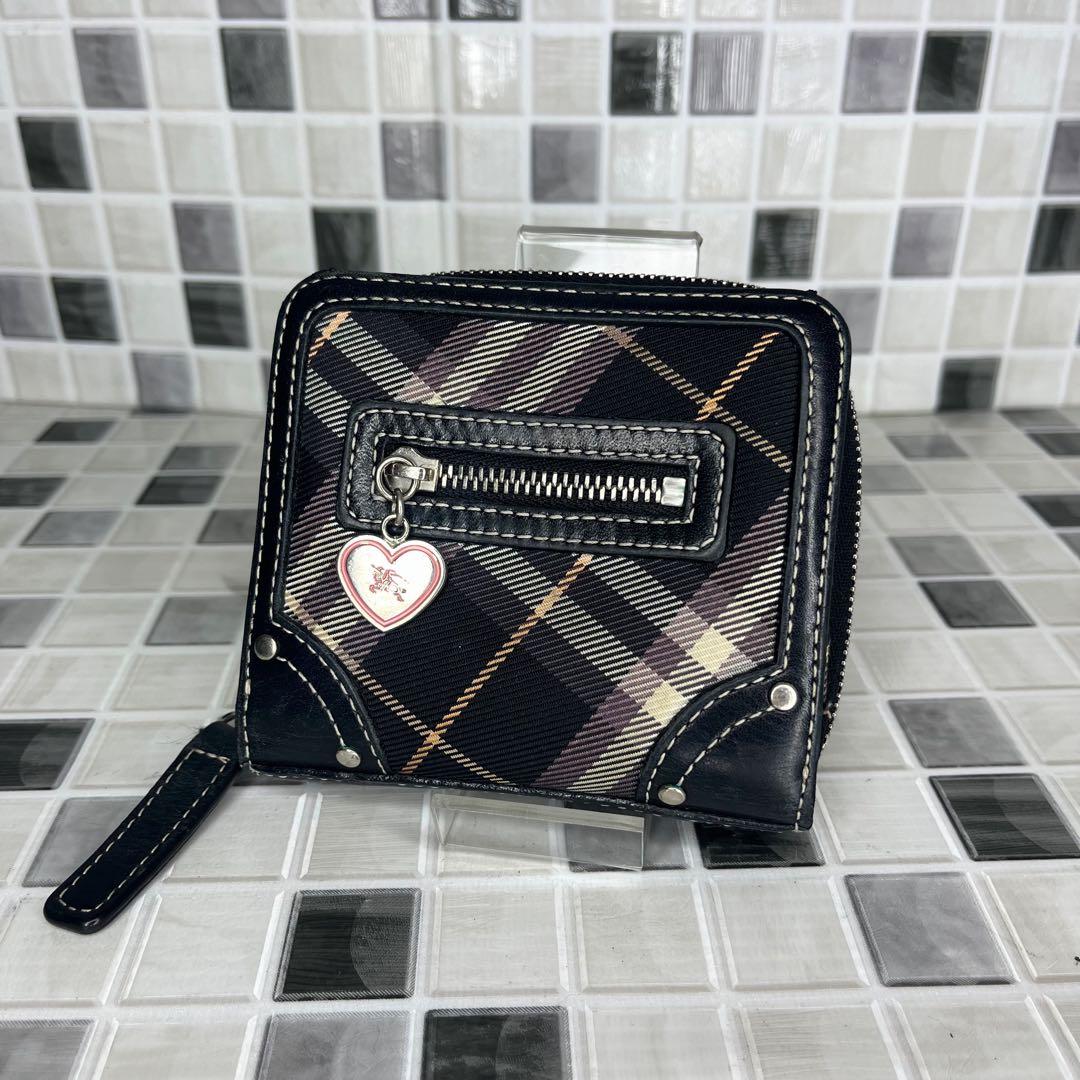 Burberry バーバリーブルーレーベル 二つ折り財布 財布