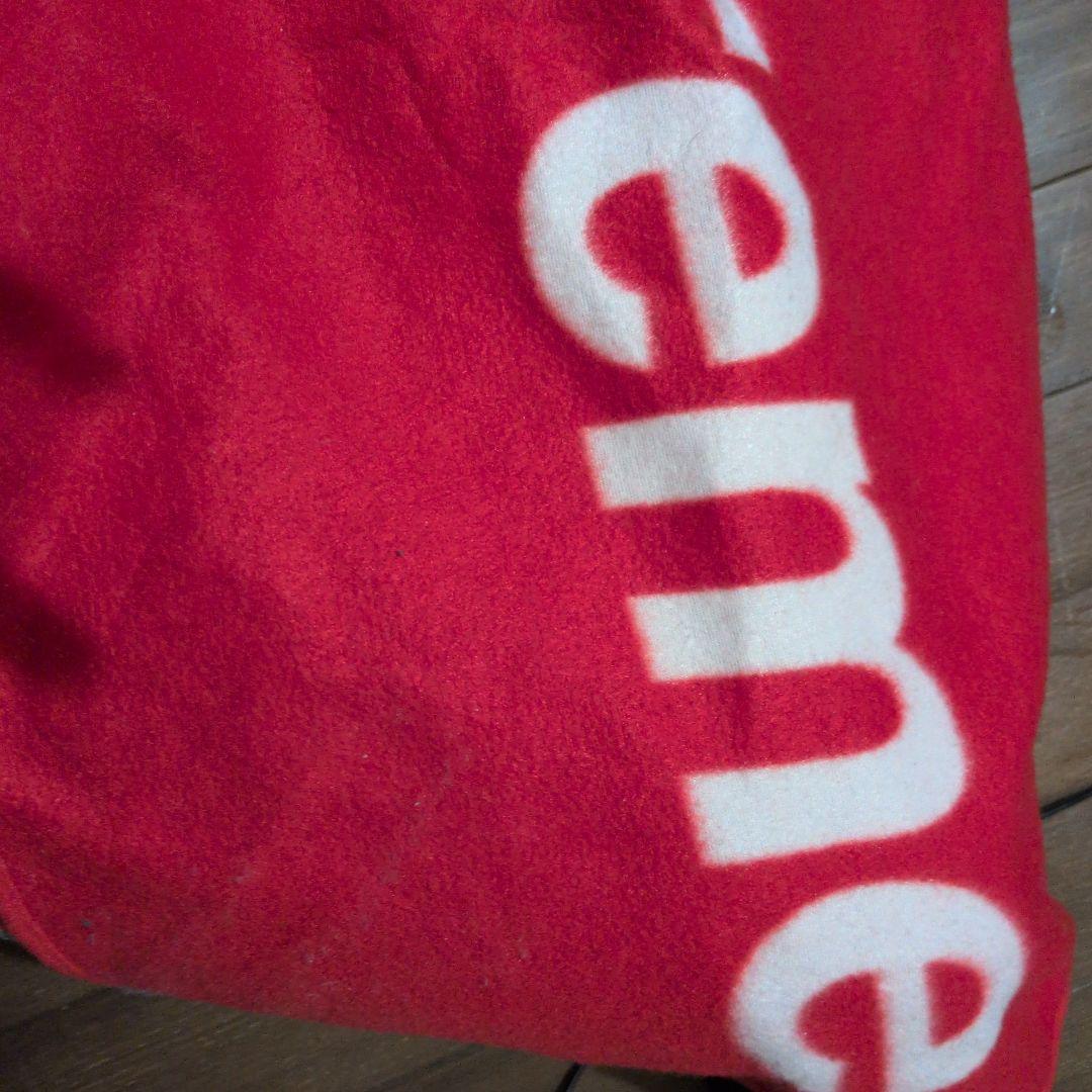 Supreme バスタオル レッド ロゴ入り