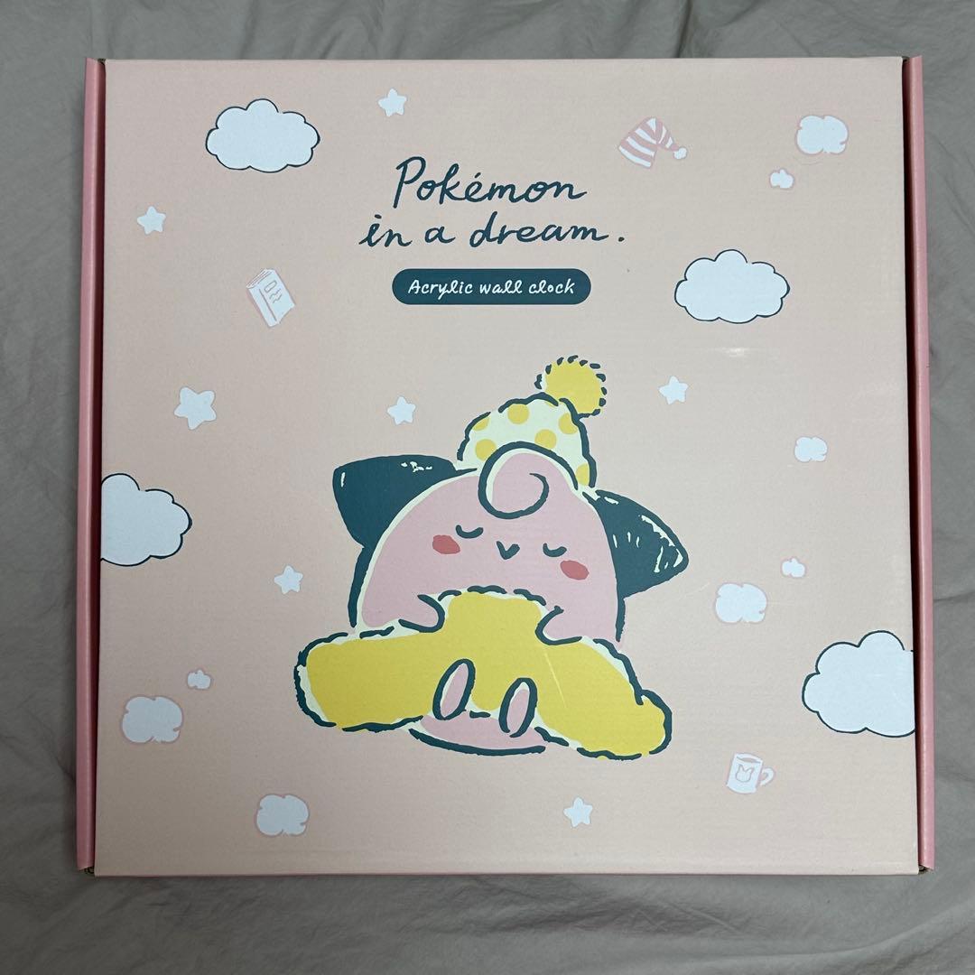 ポケモン ピィ 韓国公式 壁時計 pokemon in a dream