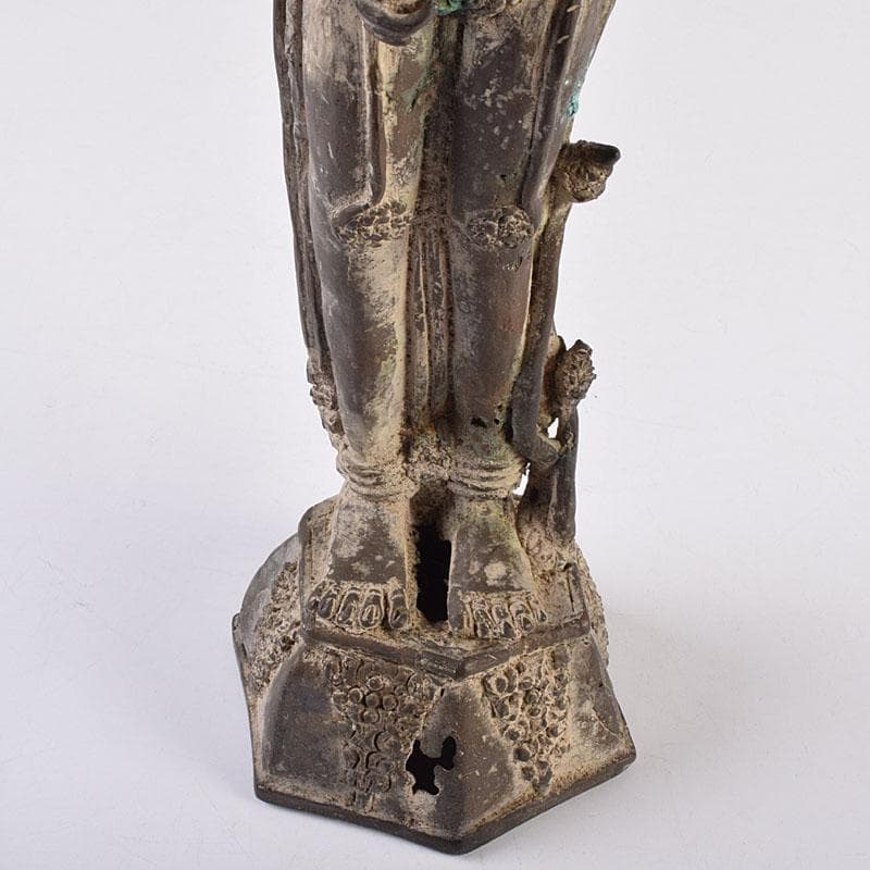 中国　古銅　チベット仏　クメール仏　西蔵仏像　ガンダーラ　C　R8970