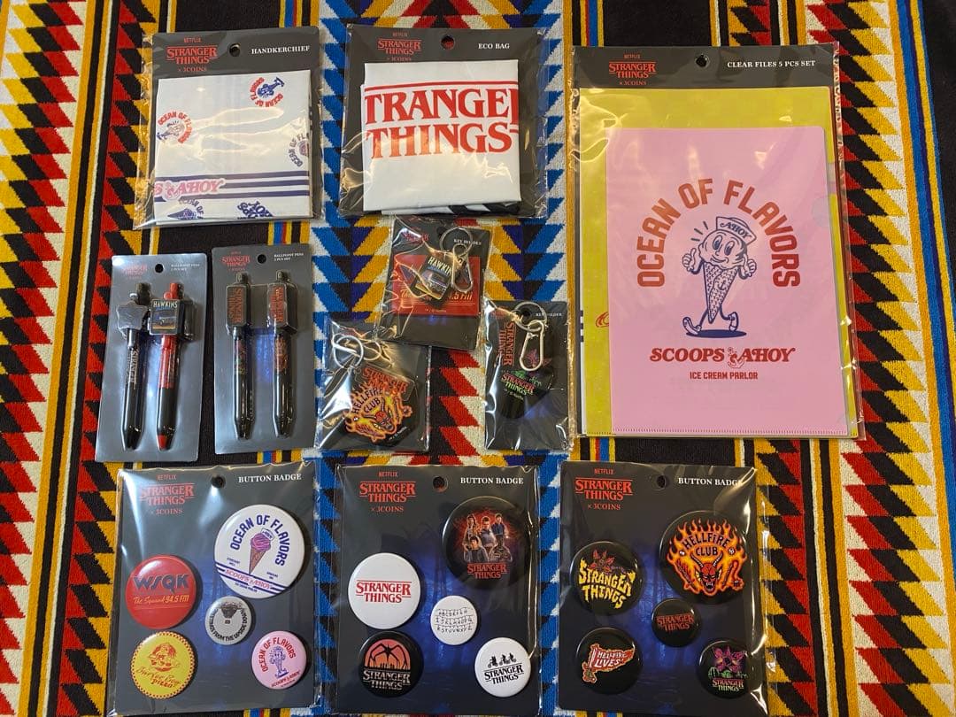 【新品・未使用】ストレンジャーシングス　3COINS 11点セット