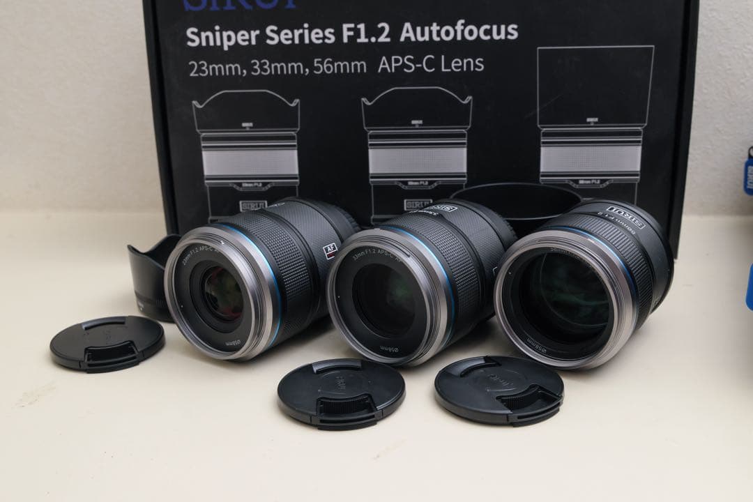 sirui Sniper オートフォーカス3本レンズセット、ソニーEマウント用