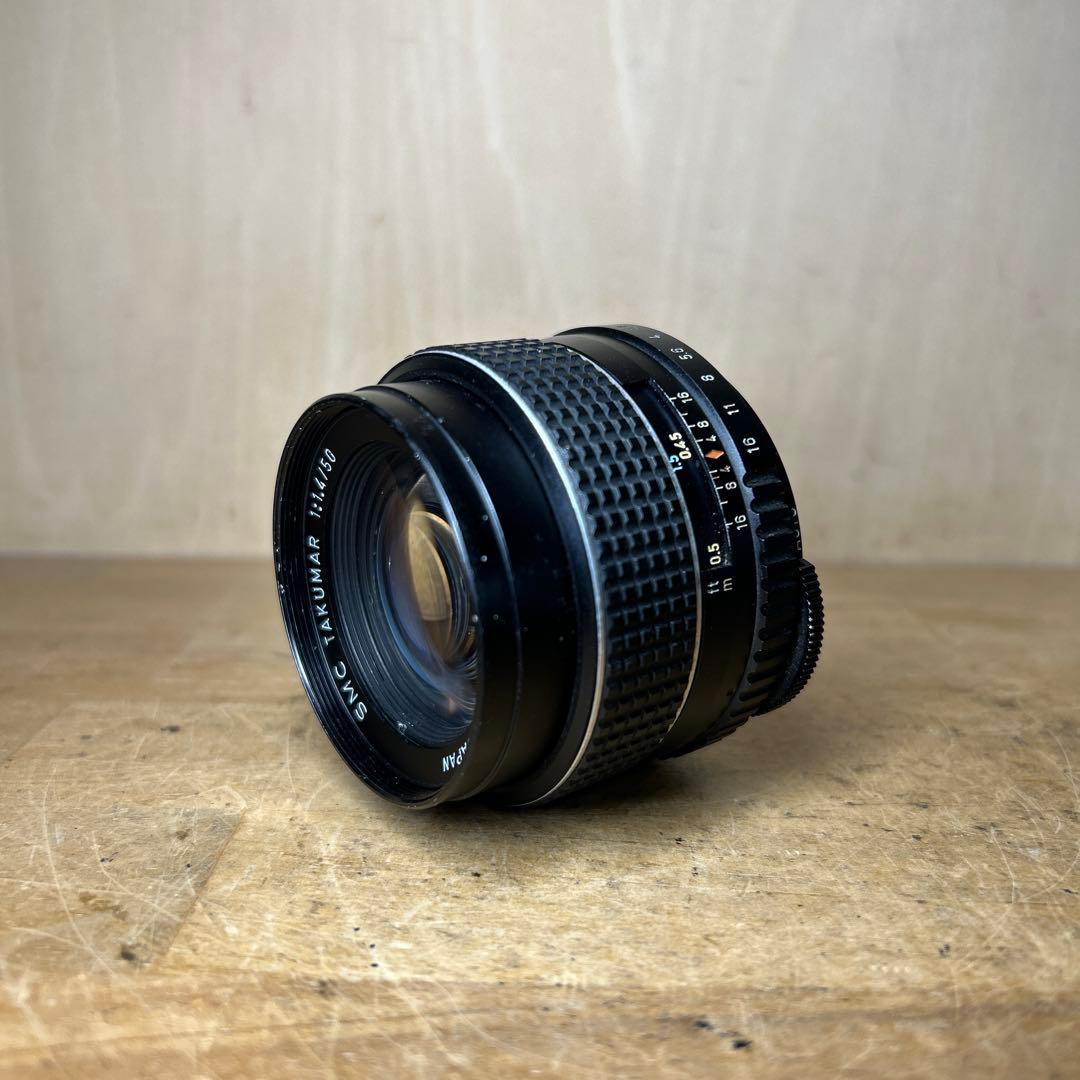 Pentax SPF+SMC Takumar 50 f1.4 完動ボディー極美品