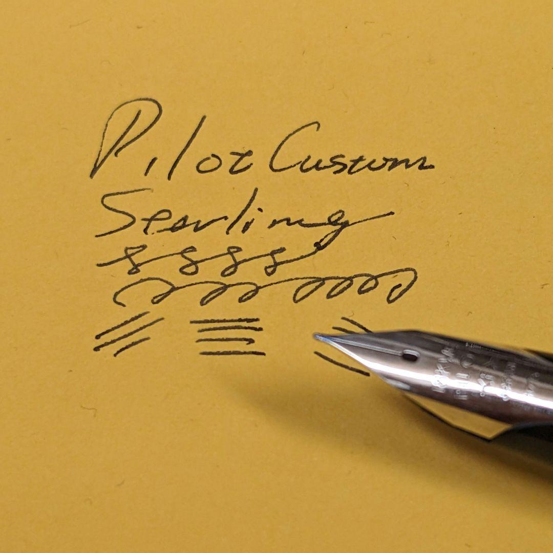 PILOT CUSTOM 18KWG 蝕刻ストライプ 1977年製 ヴィンテージ