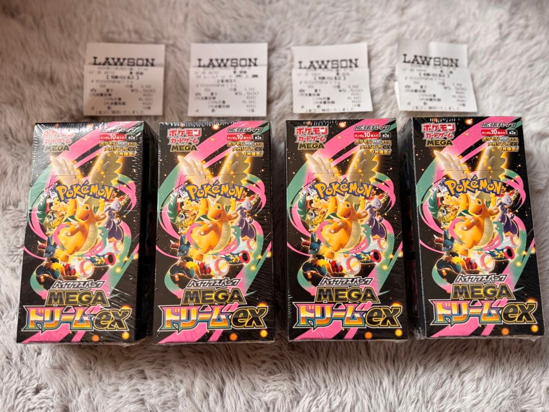 ポケモンカードゲーム MEGA ドリームEX 4ボックスセット