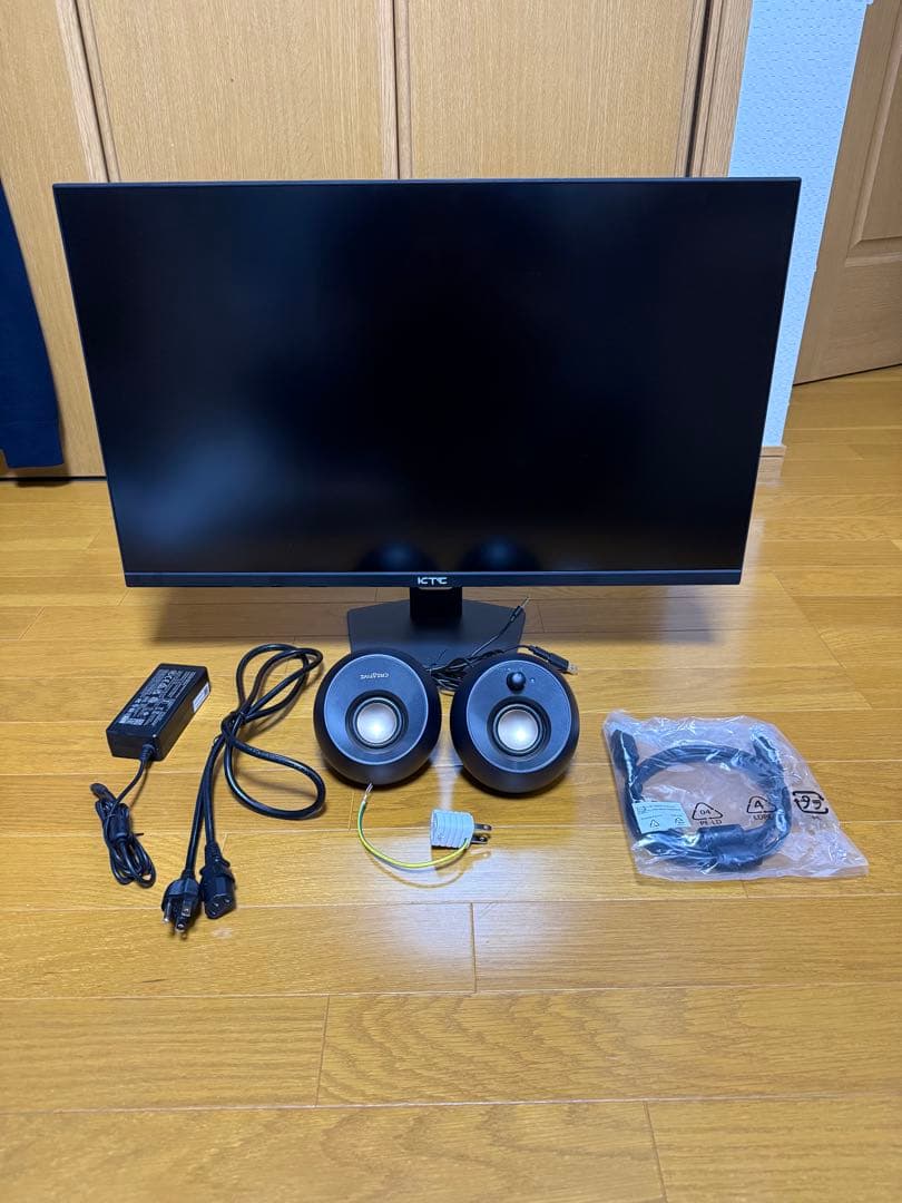 KTC ゲーミングモニター H27T22S+スピーカーセット