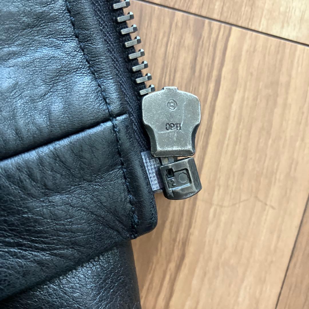 Maison Martin Margiela 八の字 レザーライダース 44