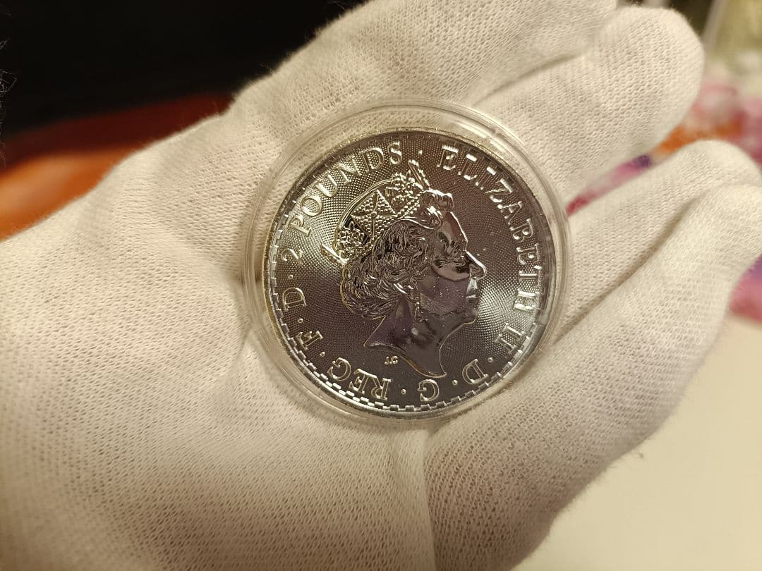 ブリタニア銀貨2枚セット★1オンス★2023年★エリザベス女王★シルバー