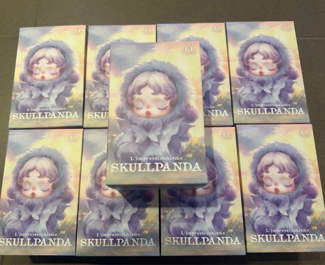 ポップマートスカルパンダ インプレッショニズムシリーズ ぬいぐるみドール 9個