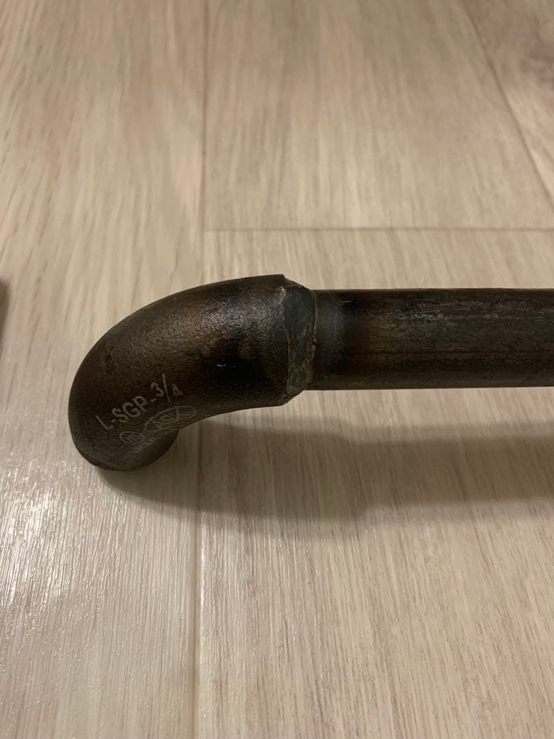 ✨ダブルスタンダード　職人ハンドメイド鉄製ハンガーラック