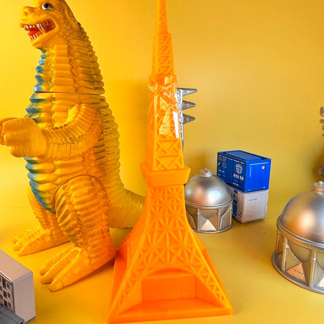 ブルマァク ジャイアント レッドキングマ ルサン 東京タワー付き