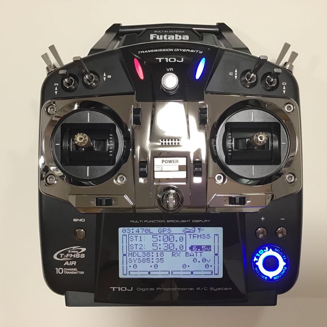 美品　フタバ　T10J プロポ　ドローン用　モード1.2.3.4可　箱　充電池付