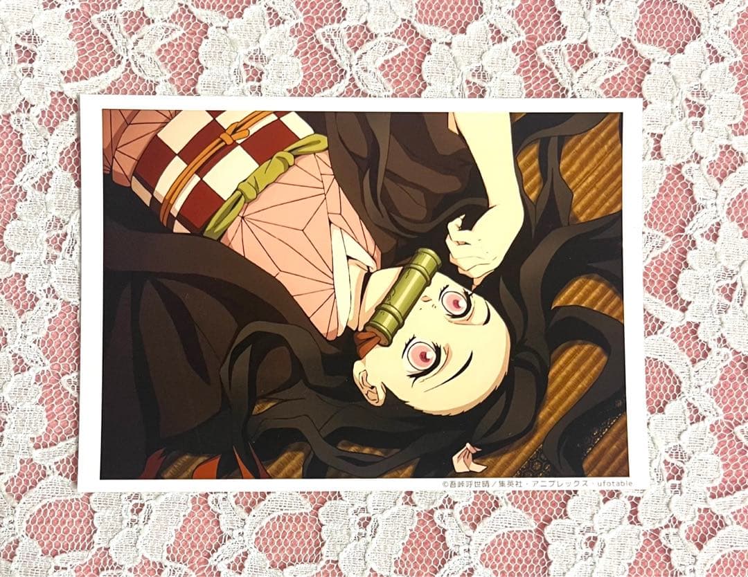 鬼滅の刃　竈門禰豆子　場面写　ブロマイド　くじ　ufotable ❺